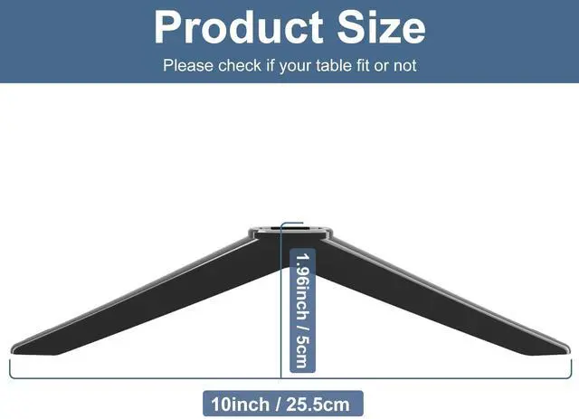 Alt view image 13 of 14 - TV Stand for Insignia TV Legs Replacement, Not Universal, Easy to Install, for Insignia TV Stand Legs, Please Check Compatibility in Description and Images