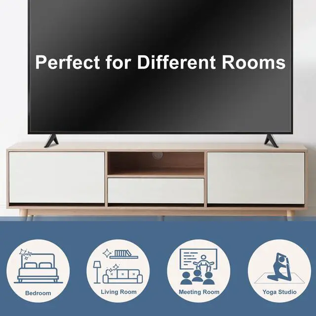 Alt view image 14 of 14 - TV Stand for Insignia TV Legs Replacement, Not Universal, Easy to Install, for Insignia TV Stand Legs, Please Check Compatibility in Description and Images
