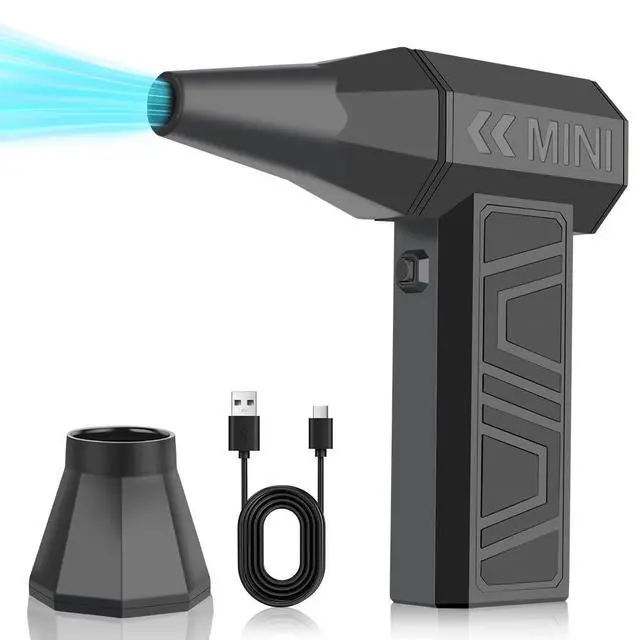 Alt view image 7 of 12 - X3 Cordless Air Duster 130,000RPM High-Speed Mini Blower, 4-Gear Adjustable Power Turbo Jet Fan, Portable Dust Blower for Cleaning Electronics, Cars, Homes, and Outdoor Spaces
