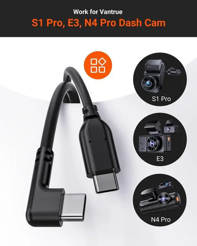 Alt view image 11 of 12 - 29.5ft Rear Camera Extensive Cable for N4 Pro S,N4S,S1 Pro(Max) | Fit for SUV, Pickup, Trucks, Minivan, Sedans, Trailers