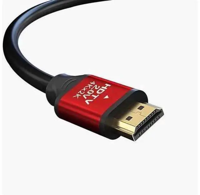 Alt view image 7 of 10 - 2.0V 2K*4K HDMI computer monitor HD data cable HDTV TV projection monitoring project connection 5m
