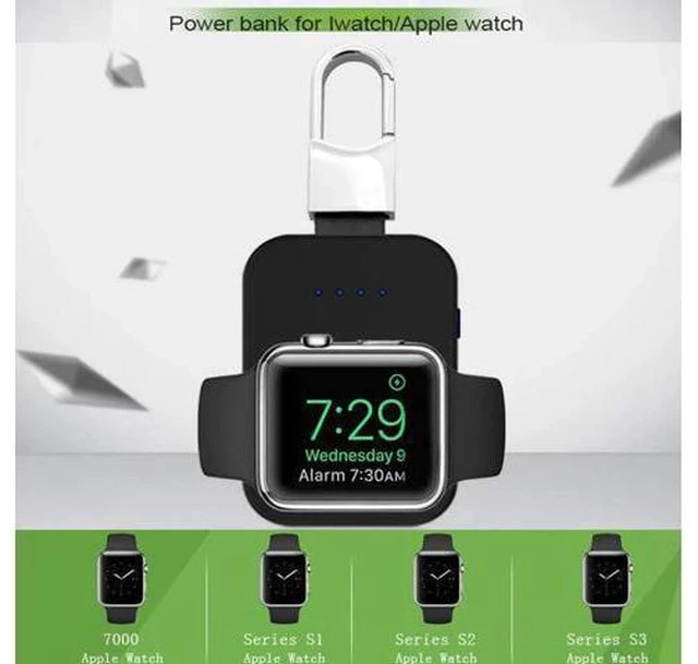 Alt view image 8 of 10 - Portable iWatch Charger Magnetic Wireless Charger 950mAh Pocket Power Bank Compatible for Apple Watch Series 4 3 2 1 44mm 40mm 42mm 38mm