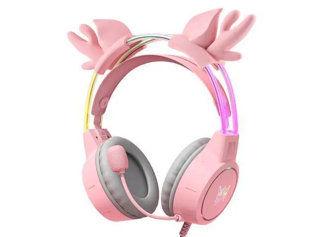 Alt view image 7 of 12 - RGB Cat Ear Headphone, Upgraded Wireless & Wired Gaming Headset with Attachable HD Microphone