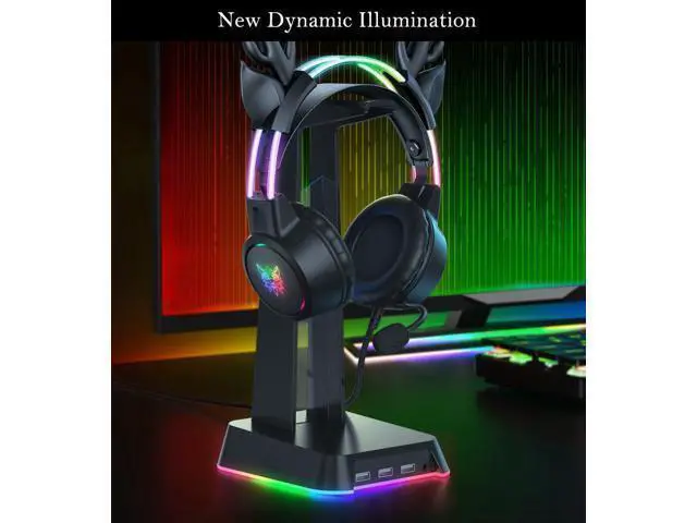 Alt view image 8 of 12 - RGB Cat Ear Headphone, Upgraded Wireless & Wired Gaming Headset with Attachable HD Microphone