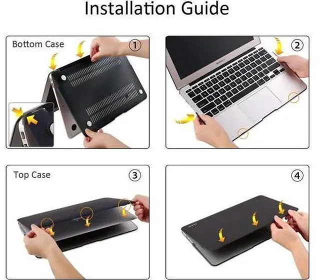 Alt view image 5 of 6 - Macbook Pro 13 inch Retina Case Rubberized Hard Case for MacBook Pro 13.3" with Retina Display A1502 A1425 Shell Cover with Keyboard Skin