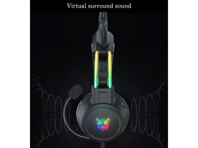 Alt view image 12 of 12 - RGB Cat Ear Headphone, Upgraded Wireless & Wired Gaming Headset with Attachable HD Microphone