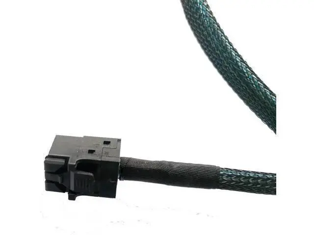 Alt view image 9 of 10 - 80cm SlimSAS 4X to Mini SAS HD 4X Cable, SFF-8654 38Pin to SFF-8643 36Pin, 24Gbps SAS / 8GT/s PCIe SAS3.0 Server Storage Cable