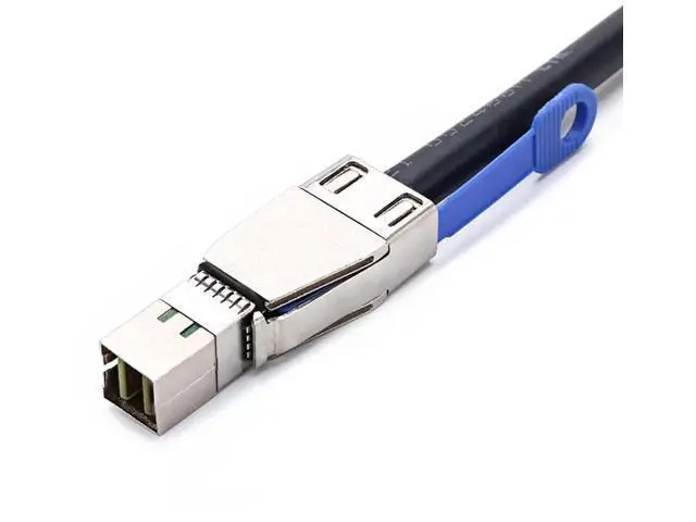 Alt view image 10 of 12 - 1M 3.3FT External SFF-8644 to Internal SFF-8643 Mini SAS HD Interconnect Cable, 12Gbps Server RAID Storage Data Cable