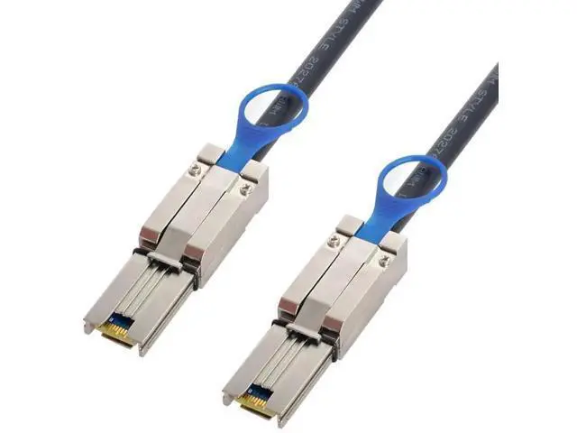 Alt view image 8 of 14 - 0.5M SFF-8088 to SFF-8088 External Mini SAS Extension Cable, 26Pin 4-Lane Multilane 6Gbps SAS 2.0 RAID Storage Cable for Server JBOD Data Center