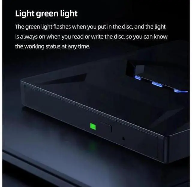 Alt view image 14 of 14 - 5 in 1 USB 3.0 Type C External CD DVD RW VCD Optical Drive with SD/TF Ports DVD Burner CD Writer Super Drive For Laptop Notebook