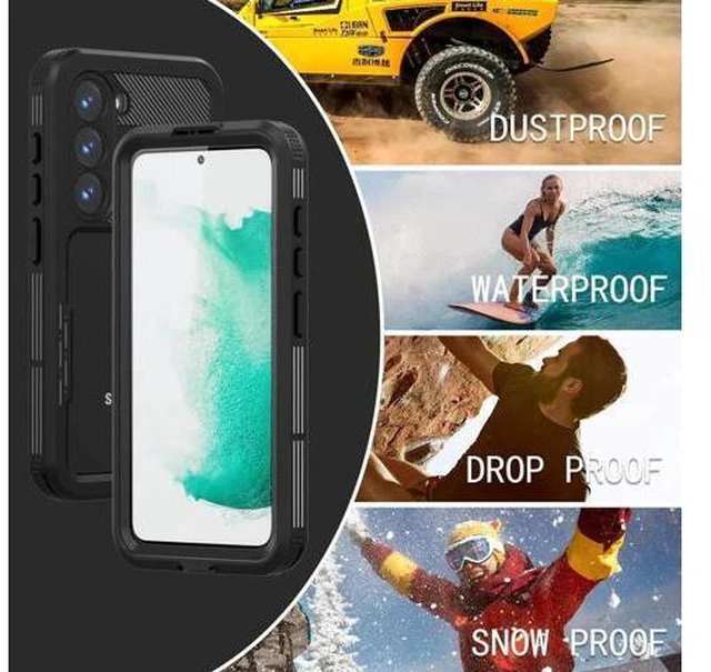 Alt view image 13 of 14 - Compatible for Samsung Galaxy S23 Case Waterproof with Built-in Lens & Screen Protector Full Body Protective Cover for Galaxy S23 6.1 inch