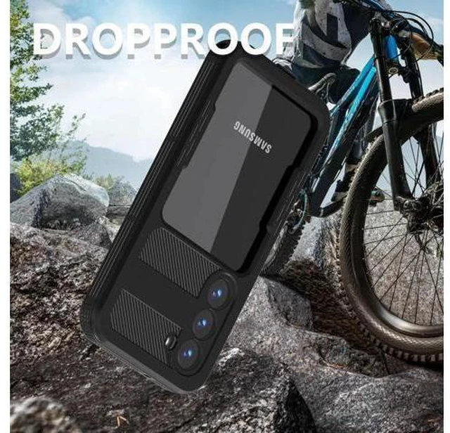 Alt view image 9 of 14 - Compatible for Samsung Galaxy S23 Case Waterproof with Built-in Lens & Screen Protector Full Body Protective Cover for Galaxy S23 6.1 inch