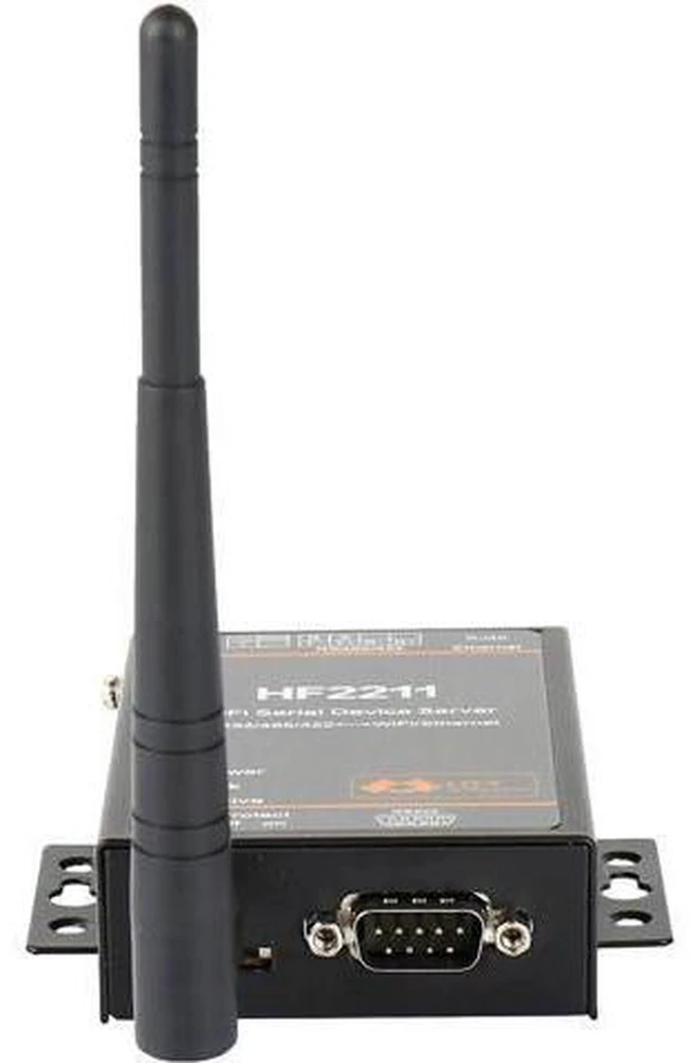 Alt view image 9 of 12 - Industrial Modbus Serial RS232 RS485 RS422 to WiFi Ethernet Converter Device TCP IP Telnet Modbus 4M Flash