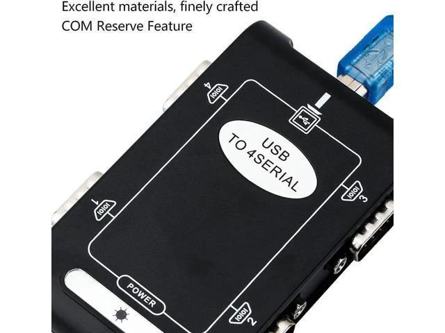 Alt view image 11 of 14 - USB to Serial Adapter, Com Reserved Function, 4 RS232 Ports, Compact Design Compact Design, USB to RS232 Adapter, Windows Compatible Suitable for Notebook Computers