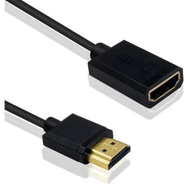 Alt view image 12 of 14 - AOMOPROING 4K HDMI Extension Cable 6FT/1.8M, Coiled HDMI Male to Female Cable Compatible for Nintendo Switch, Xbox One S 360, PS5, PS4, Roku TV Stick, Blu Ray Player, etc