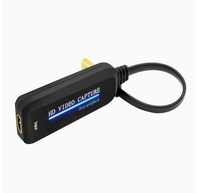 Alt view image 7 of 8 - 4K HD HDMI to USB video capture card USB2.0 computer game live recording line is 0.2 meters long