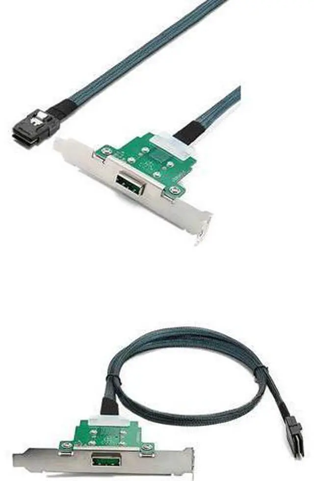 Alt view image 12 of 14 - SFF-8088 to SFF-8087 Server Power Cable Sff-8087 Computer Hard Drive Data Transfer Cable 1m