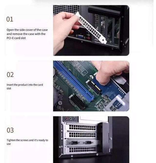 Alt view image 9 of 12 - UGREEN PCIE-E to RS-232 serial port expansion card COM port desktop computer host adapter card 9-pin DB9 industrial control