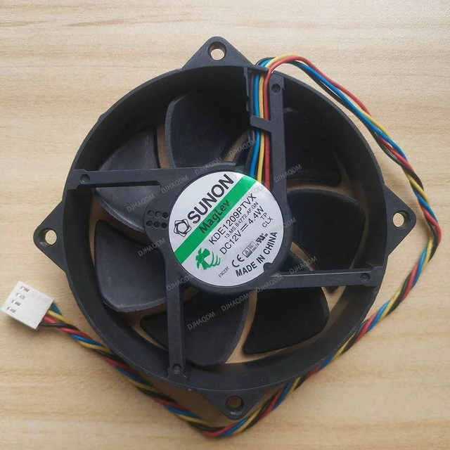 Alt view image 7 of 10 - Compatible for SUNON KDE1209PTVX 12V 4.4W 9cm 9025 4-Wire Cooling Fan