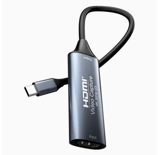 Alt view image 5 of 6 - Video capture card 4K switch laptop HD HDMI to USB 3.0 live broadcast capture