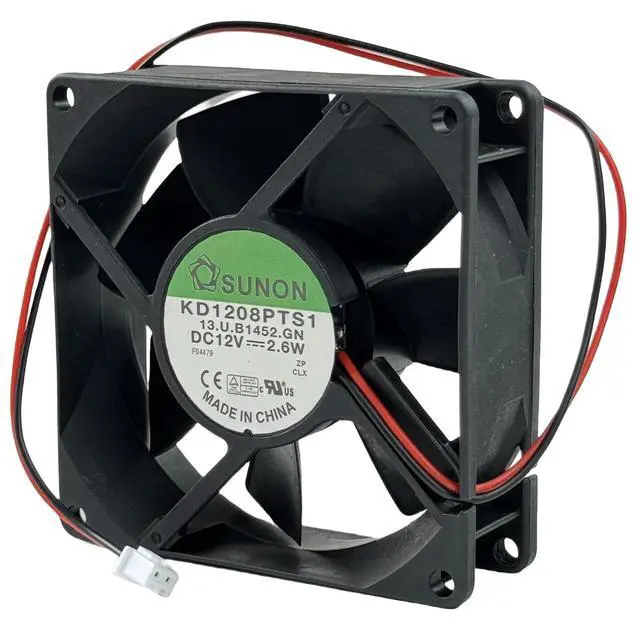 Alt view image 12 of 14 - for SUNON KD1208PTS1 Cooling Fan 12V 2.6W 8CM 8025 2-Wire Chassis Power Supply Cooling Fan KD1208PTS1