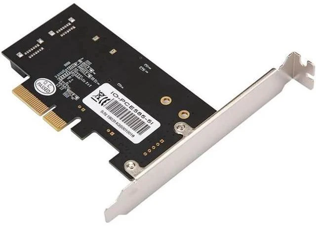 Alt view image 12 of 14 - PCIE to 5 Port SATA III 6g 5 ports controller card PCIe 3.0 x4 expansion card with Low Profile Bracket