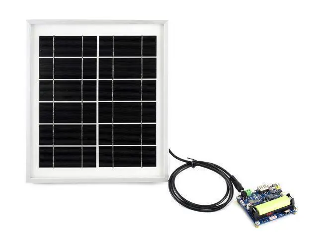 Alt view image 10 of 14 - Solar Panel (6V 5W) with High Performance156 Monocrystalline Cell Toughened Glass Anodic Oxidation Aluminum Alloy for Use with Solar Power Manager