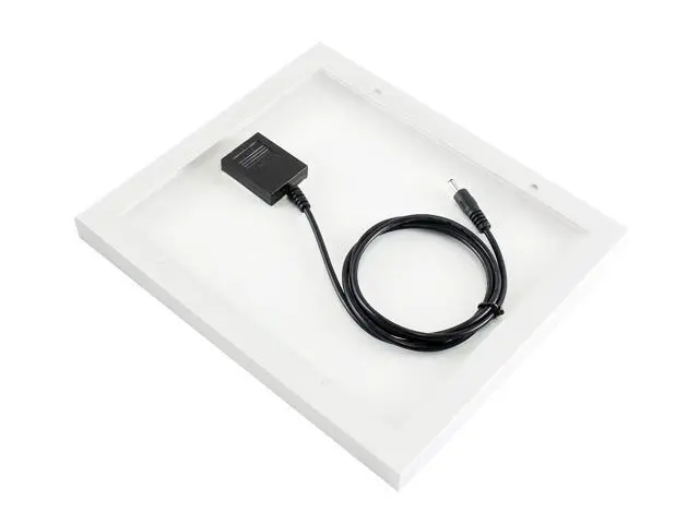 Alt view image 12 of 14 - Solar Panel (6V 5W) with High Performance156 Monocrystalline Cell Toughened Glass Anodic Oxidation Aluminum Alloy for Use with Solar Power Manager