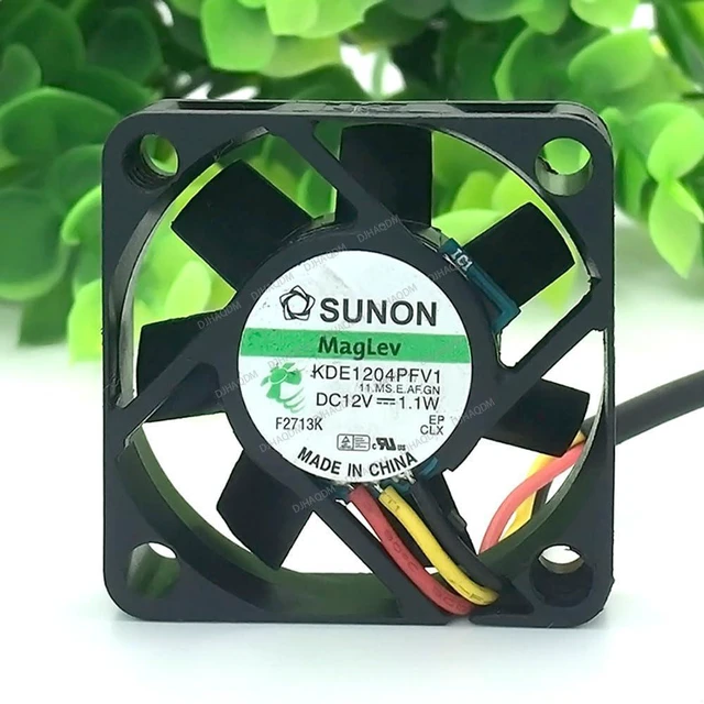 Alt view image 5 of 8 - Compatible for SUNON KDE1204PFV1 12V 1.1W 4010 40x40x10mm 3-Wire Cooling Fan