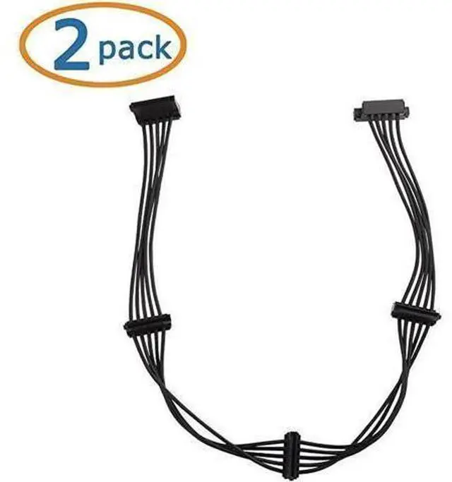 Alt view image 8 of 10 - Aomoproing 2Pack 15 Pin SATA to 4 SATA Power Splitter 18 Inches