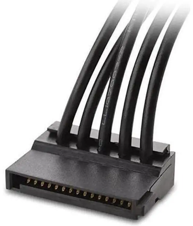 Alt view image 9 of 10 - Aomoproing 2Pack 15 Pin SATA to 4 SATA Power Splitter 18 Inches