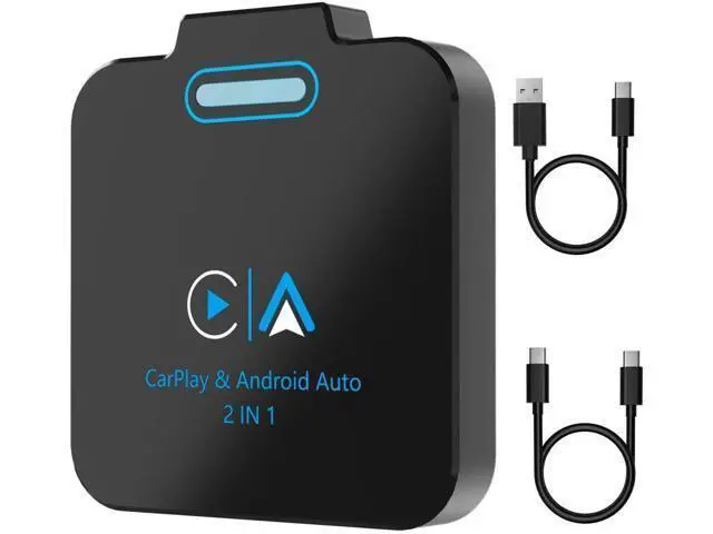 Alt view image 8 of 14 - Aomoproing Android Auto & CarPlay Wireless Adapter - 2 in 1 Wireless for iPhone & Android, Plug & Play for Factory Wired Cars - Supports iOS 10+