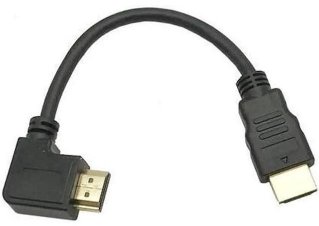 Alt view image 6 of 8 - AOMOPROING 4Pack 8Inch 8K Ultra HD High Speed 48Gpbs HDMI Cable Short 90 Degree 8K HDMI Cable 2.1 Right Angle HDMI Male to Male 8K@60hz 4K@120hz 2K@144hz eARC HDR (8inch 8K Right Angled)