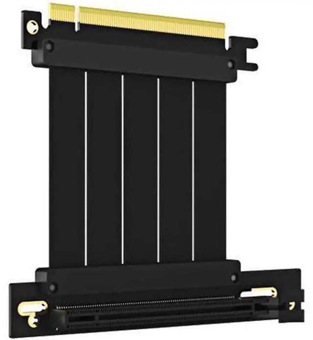 Alt view image 8 of 14 - Aomoproing 60mm PCIe 4.0 X16 Riser Cable for PCIe 4.0/3.0 GPUs, Such as GeForce RTX 40/30 Series and AMD Radeon RX7000/RX6000 Series, etc