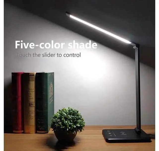 Alt view image 8 of 14 - 52PCS LED Desk Lamp 5 Color x5 Dimable Level Touch USB Chargeable Reading Eye-protect with timer Table lamp Night Light
