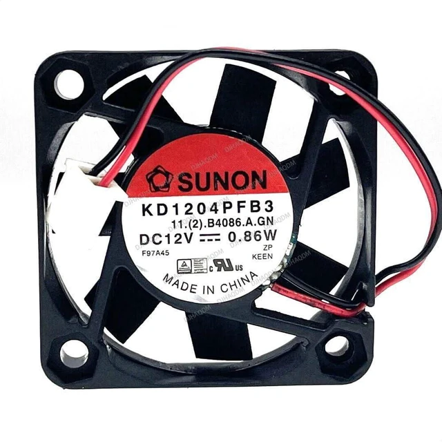 Alt view image 7 of 10 - Compatible for SUNON KD1204PFB3 12V 0.86W 4CM 40x40x10mm 2-Wire Cooling Fan