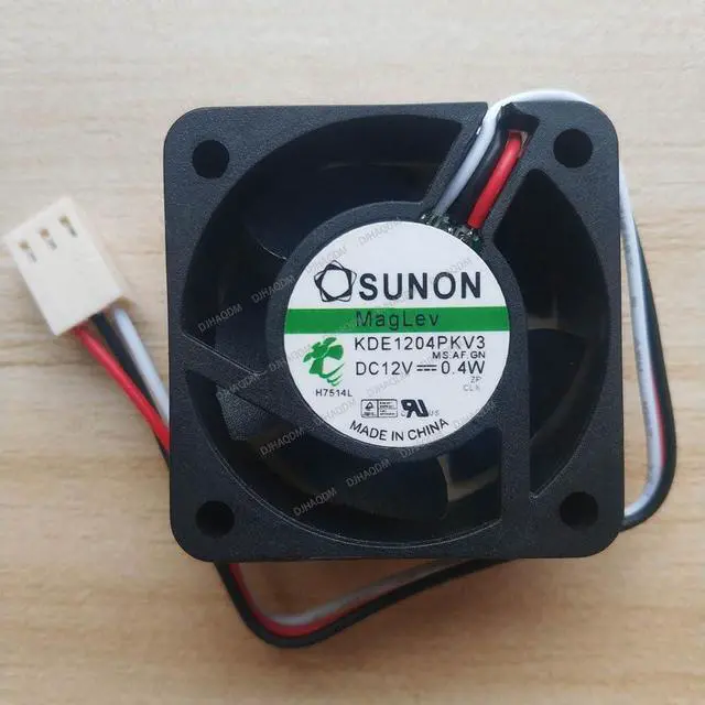 Alt view image 6 of 10 - Compatible for SUNON KDE1204PKV3 12V 0.4W 40x40x20mm 3-Wire Cooling Fan