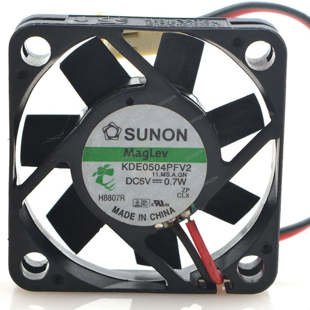 Alt view image 5 of 8 - Compatible for SUNON KDE0504PFV2 5V 0.7W 4010 4cm 2-Wire Cooling Fan