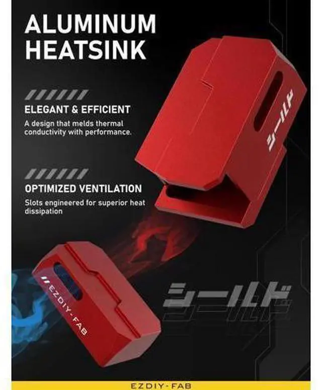 Alt view image 11 of 12 - Aomoproing Shield Series 8-Pin PCIe GPU Power Adapter,180-Degree U-Turn Angled Connector, Aluminum Design for Graphics Cards Standard Type,Red-2 Pack