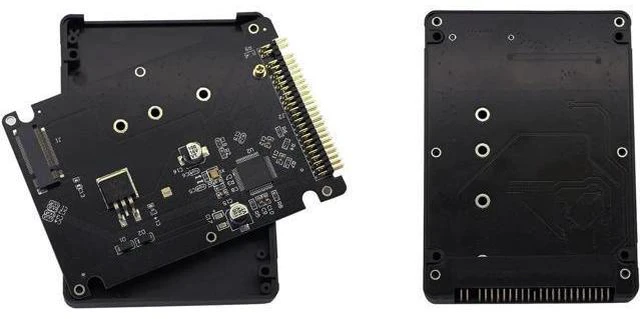 Alt view image 8 of 12 - Aomoproing M.2 NGFF SATA SSD to 2.5" IDE 44pin Enclosure Adapter, Black for Notebook LaptopDesktop Computer and More