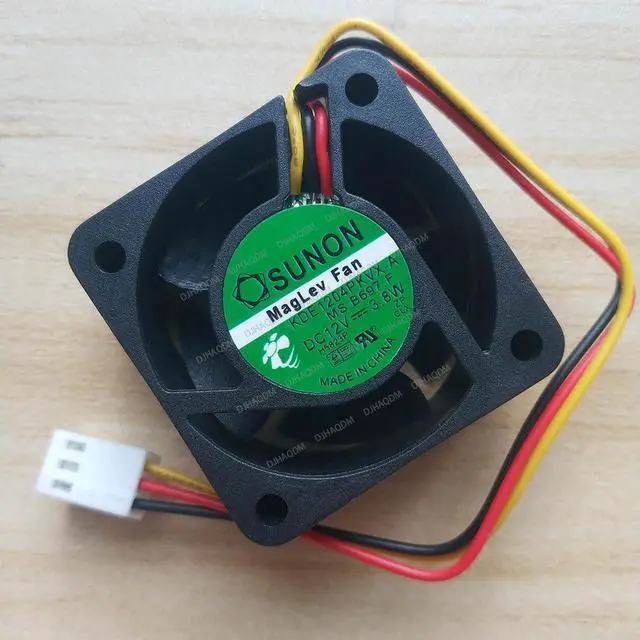 Alt view image 7 of 10 - Compatible for SUNON KDE1204PKVX-A 12V 3.8W 4020 2950 3-Wire Cooling Fan