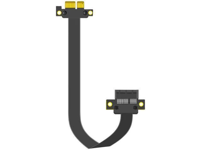 Alt view image 4 of 6 - Aomoproing 200mm PCIe 3.0 X1 Riser Cable for M.2, WiFi, Firewire, USB, Sound Cards, etc