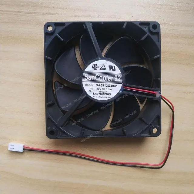 Alt view image 6 of 10 - Compatible for San Cooler 92 9A0912G4031 12V 0.39A 92mm 2-Wire Cooling Fan