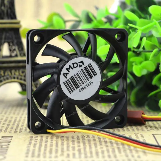 Alt view image 9 of 10 - Compatible for BI-Sonic BS601012H B 12V 0.21A 6cm 6010 3-Wire Cooling Fan
