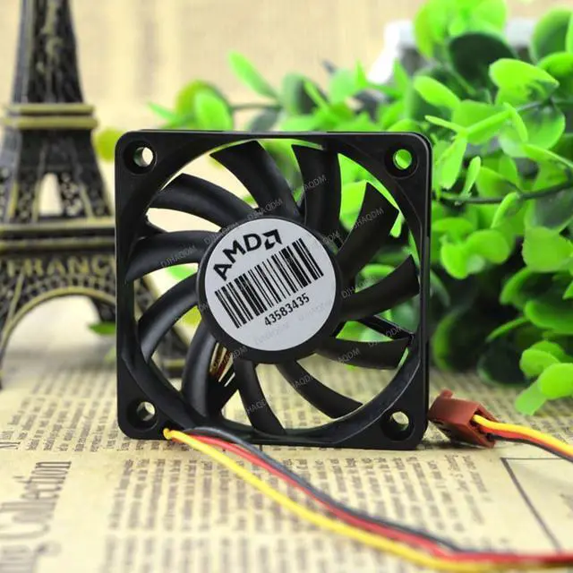 Alt view image 8 of 10 - Compatible for BI-Sonic BS601012H B 12V 0.21A 6cm 6010 3-Wire Cooling Fan