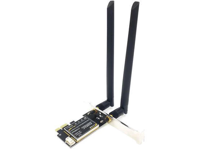 Alt view image 13 of 14 - 9260AC Dual-Band Gigabit Desktop PCI-E PCIE 1X Wireless Network Card 1730Mbps Bluetooth 5.0 gaming wifi adapter+ 6DBI antenna