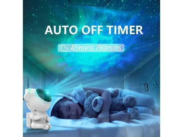 Alt view image 14 of 14 - Star Projector Astronaut Lamp with Mini Astronaut and Remote for Gaming Room,Kid Adults Bedroom