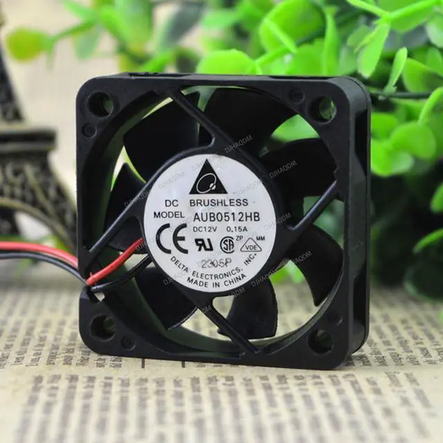 Alt view image 6 of 10 - Compatible for Delta AUB0512HB 12V 0.15A 5cm 5015 2-Wire Cooling Fan