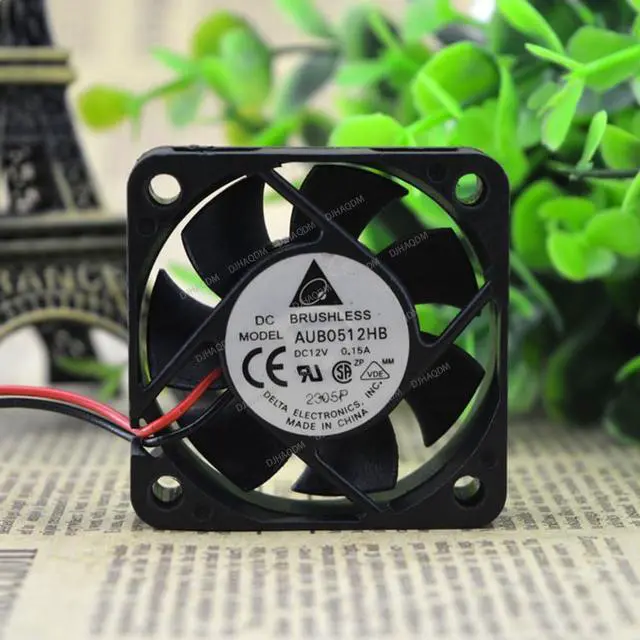 Alt view image 7 of 10 - Compatible for Delta AUB0512HB 12V 0.15A 5cm 5015 2-Wire Cooling Fan