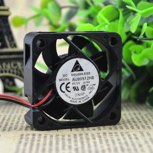 Alt view image 9 of 10 - Compatible for Delta AUB0512HB 12V 0.15A 5cm 5015 2-Wire Cooling Fan